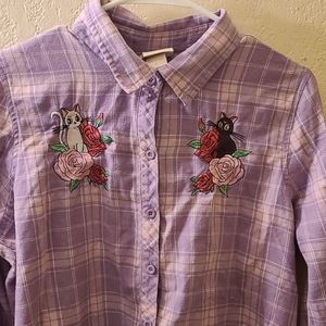 Sailor moon button up